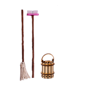 Mop, Broom Set
