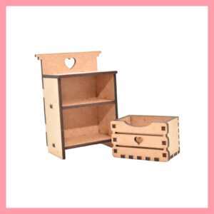 Bedside Table - Hearts