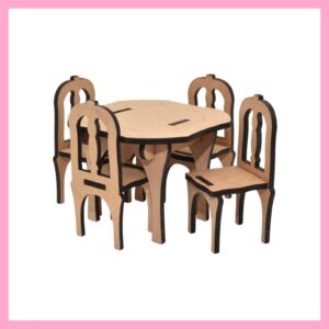 Square Table & Chairs