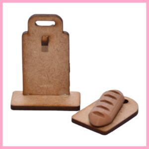 Bread Board Stand with bread
