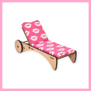 Tan Bed Wheels with Cushion